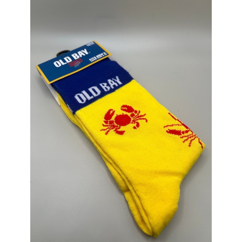 Fun Novelty socks fit menβ size 16-12 Old Bay